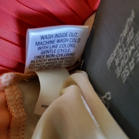 Dana Buchman Pleated Colorblock Sleeveless Dress Size 4 - Picture 9 of 9